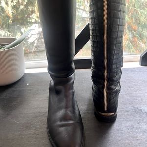 Calvin Klein tall black boots